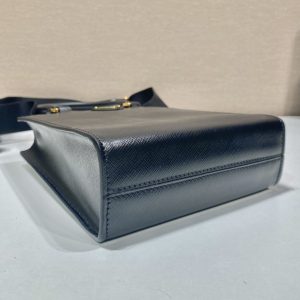 Prada Saffian Tote1BA333-17*19*6CM - Image 8