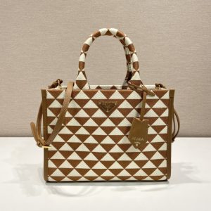 Prada Small Tote In Saffiano Leather 1BA354-28*22*9CM - Image 2