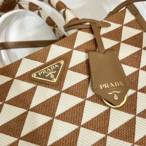 Prada Small Tote In Saffiano Leather 1BA354-28*22*9CM - Image 6