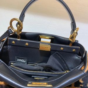Fendi Peekaboo Handbags-27CM - Image 7