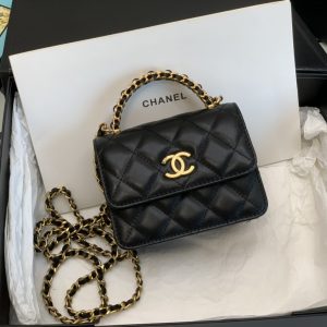 Ch@nel Flap Bag-9.5*12.5*3.5CM