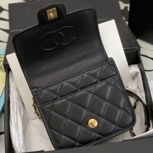 Ch@nel Flap Bag-17*20.5*6CM - Image 7