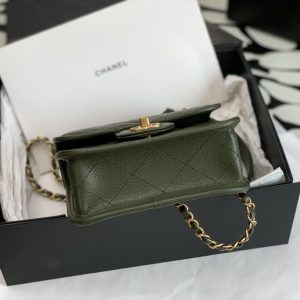 Ch@nel Flap Bag-17*20.5*6CM - Image 7