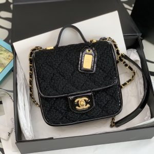 Ch@nel Flap Bag-17*20.5*6CM - Image 1