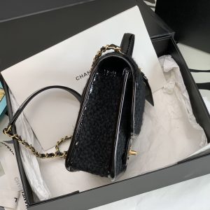 Ch@nel Flap Bag-17*20.5*6CM - Image 5