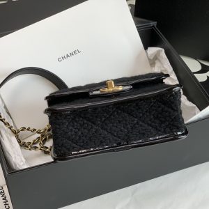Ch@nel Flap Bag-17*20.5*6CM - Image 6