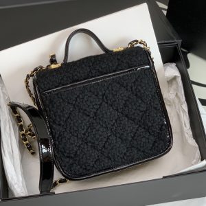 Ch@nel Flap Bag-17*20.5*6CM - Image 7