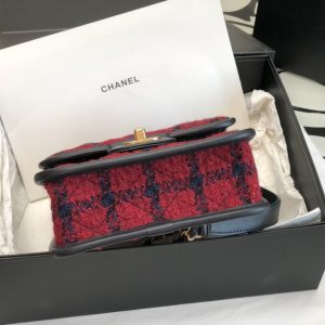 Ch@nel Flap Bag-17*20.5*6CM - Image 6