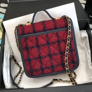 Ch@nel Flap Bag-17*20.5*6CM - Image 7