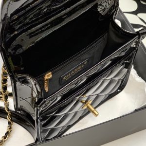 Ch@nel Flap Bag-17*20.5*6CM - Image 9