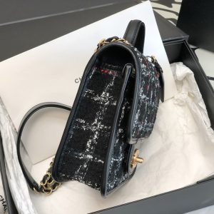 Ch@nel Flap Bag-17*20.5*6CM - Image 7