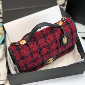 Ch@nel Flap Bag-25*21*7CM - Image 5
