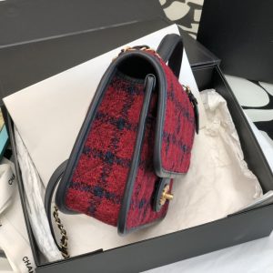 Ch@nel Flap Bag-25*21*7CM - Image 4
