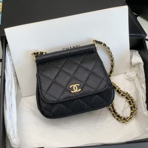 Ch@nel Flap Bag-12.5*14*6CM