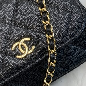 Ch@nel Flap Bag-12.5*14*6CM - Image 3