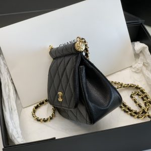 Ch@nel Flap Bag-12.5*14*6CM - Image 5