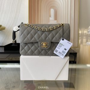 Ch@nel Flap Bag-Caviar-23CM - Image 1