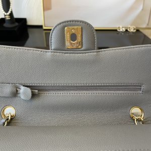 Ch@nel Flap Bag-Caviar-23CM - Image 9