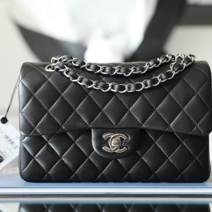 Ch@nel Flap Bag-Lambskin-23CM - Image 5