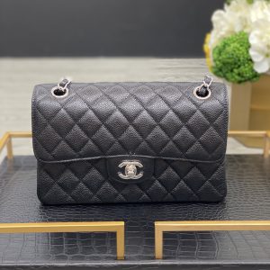 Ch@nel Flap Bag-Caviar-23CM - Image 1