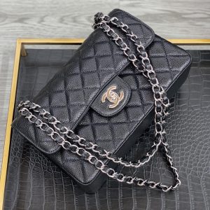 Ch@nel Flap Bag-Caviar-23CM - Image 4