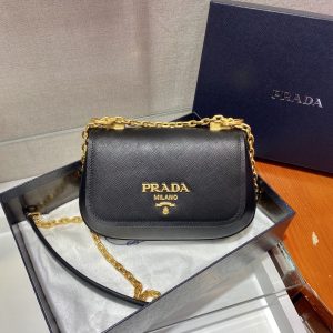 Prada Saffiano Chain Bag1BD275-22*14*7CM - Image 9