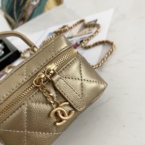 Ch@nel Vanity Bag-11.5x12x7CM - Image 4
