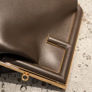 Fendi First Bag-26*18*9.5/32.5*23.5*15CM(Brown) - Image 2