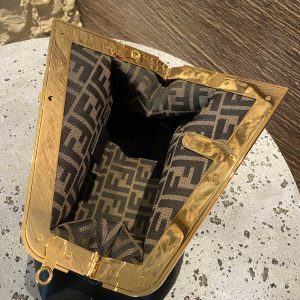 Fendi  First Bag-26*18*9.5/32.5*23.5*15CM(Black) - Image 3