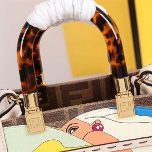 Fendi Mini Tote Bag-13*18*6.5CM - Image 5