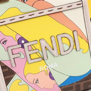Fendi Mini Tote Bag-13*18*6.5CM - Image 6