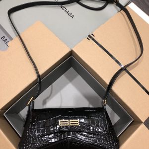 Balenciag XX Flap Bag Crocodile Embossed-27*4.8*15.5CM - Image 2