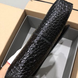 Balenciag XX Flap Bag Crocodile Embossed-27*4.8*15.5CM - Image 6
