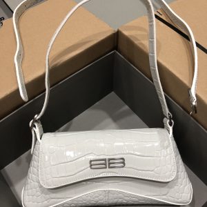 Balenciag XX Flap Bag Crocodile Embossed-27*4.8*15.5CM - Image 1