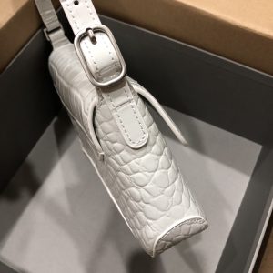 Balenciag XX Flap Bag Crocodile Embossed-27*4.8*15.5CM - Image 4
