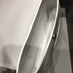 Balenciag XX Flap Bag Crocodile Embossed-27*4.8*15.5CM - Image 9