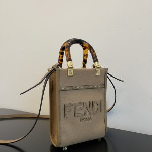 Fendi Vintage Mini Tote-13×6.5x18CM - Image 4