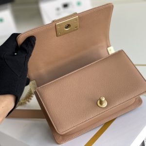 Ch@nel Boy Bag-Gravy-20CM - Image 3
