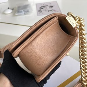 Ch@nel Boy Bag-Gravy-20CM - Image 6