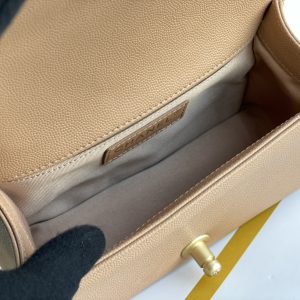 Ch@nel Boy Bag-Gravy-20CM - Image 7