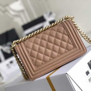 Ch@nel Boy Bag-Gravy-20CM - Image 9