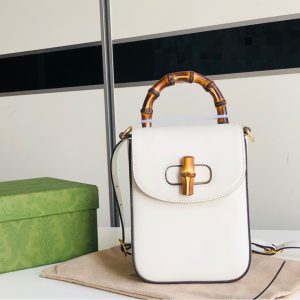 Gucci Bamboo Mini handbag-14*16*4CM