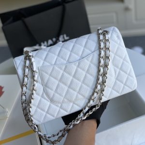 Ch@nel Flap Bag-Caviar Leather-25CM - Image 4