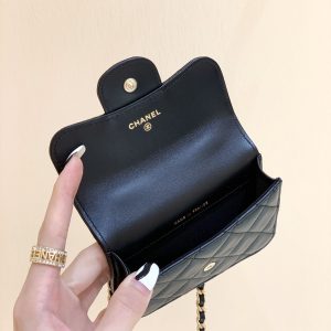 Ch@nel Flap Bag-12.5×9.5×3.5CM - Image 3