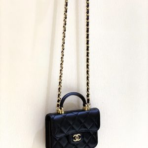 Ch@nel Flap Bag-12.5×9.5×3.5CM - Image 4