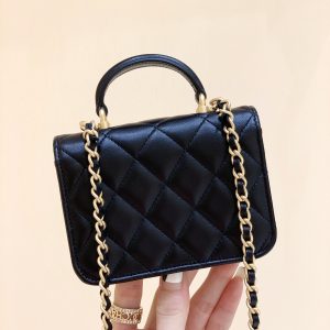 Ch@nel Flap Bag-12.5×9.5×3.5CM - Image 7