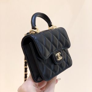 Ch@nel Flap Bag-12.5×9.5×3.5CM - Image 9