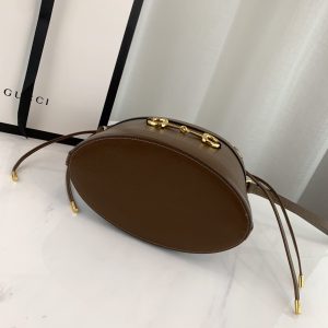 Gucci 1955 Horsebit Bucket Bag-22*25*12CM - Image 5
