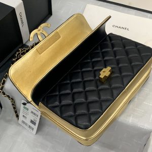 Ch@nel Flap Bag-22X7X13CM - Image 2