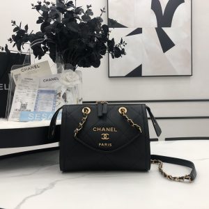 Ch@nel Boston Pillow Bag-22.5*13*18CM - Image 3